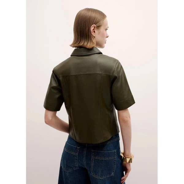 Me and Em Utility Shirt – luxury British Green in Me and Em exclusively at Luxury Shoes 