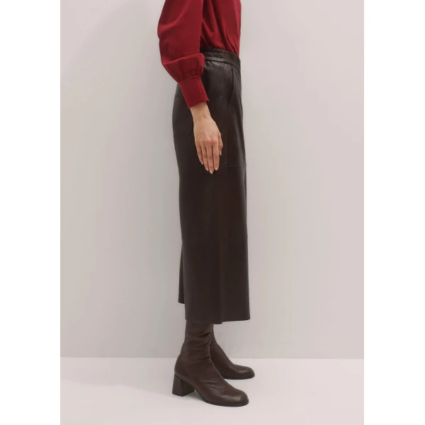 Me + Em Wide-Leg Culotte – luxury British Brown in Me and Em exclusively at Luxury Shoes 