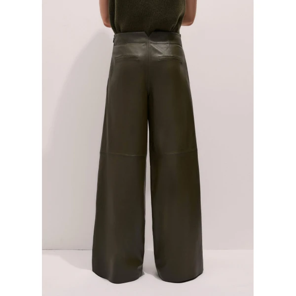 Me and Em Wide-Leg Pant – luxury British Green in Me and Em exclusively at Luxury Shoes 