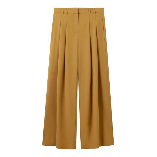 Me and Em Wide-Leg Pleat Pant – luxury British Yellow in Me and Em exclusively at Luxury Shoes 