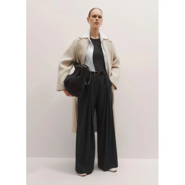 Me and Em Wide-Leg Trouser – luxury British Black in Me and Em exclusively at Luxury Shoes 