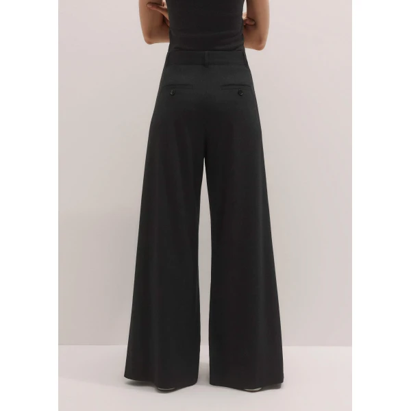 Me + Em Wide-Leg Trouser – luxury British Black in Me and Em exclusively at Luxury Shoes 