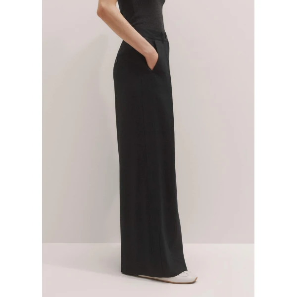 Me and Em Wide-Leg Trouser – luxury British Black in Me and Em exclusively at Luxury Shoes 