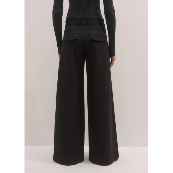 Me and Em Wide-Leg Trouser – luxury British Black in Me and Em exclusively at Luxury Shoes 
