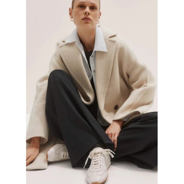 Me + Em Wide-Leg Trouser – luxury British Black in Me and Em exclusively at Luxury Shoes 