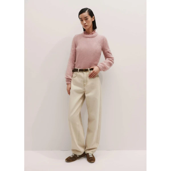 Me + Em Winter Blouse – luxury British Pink in Me and Em exclusively at Luxury Shoes 