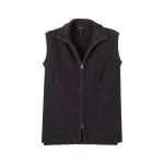 Me and Em Zip Sweater Vest – luxury British Brown in Me and Em exclusively at Luxury Shoes 
