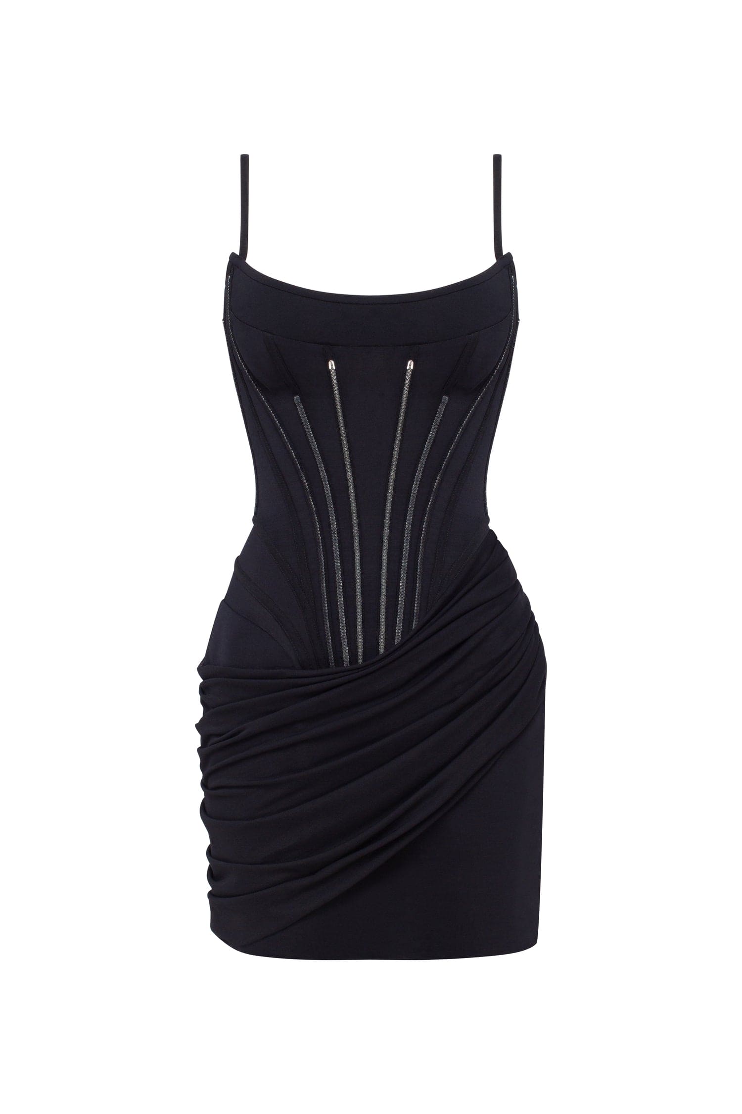 Milla Chic fitted corset mini dress, Parisienne
