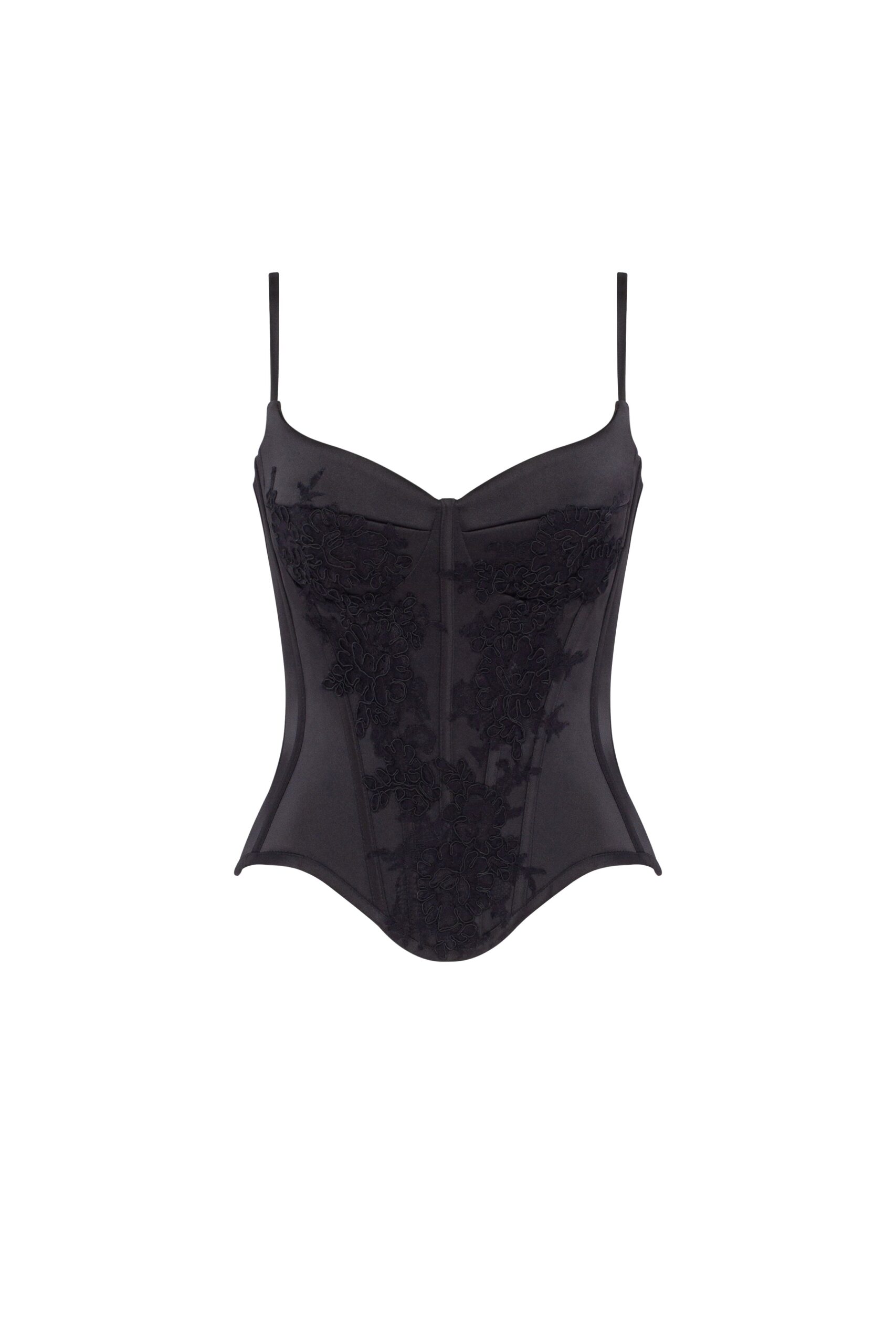 Milla Obsidian lace corset Elevate your elegance in this Milla Tops from the 2025 resort wear edit