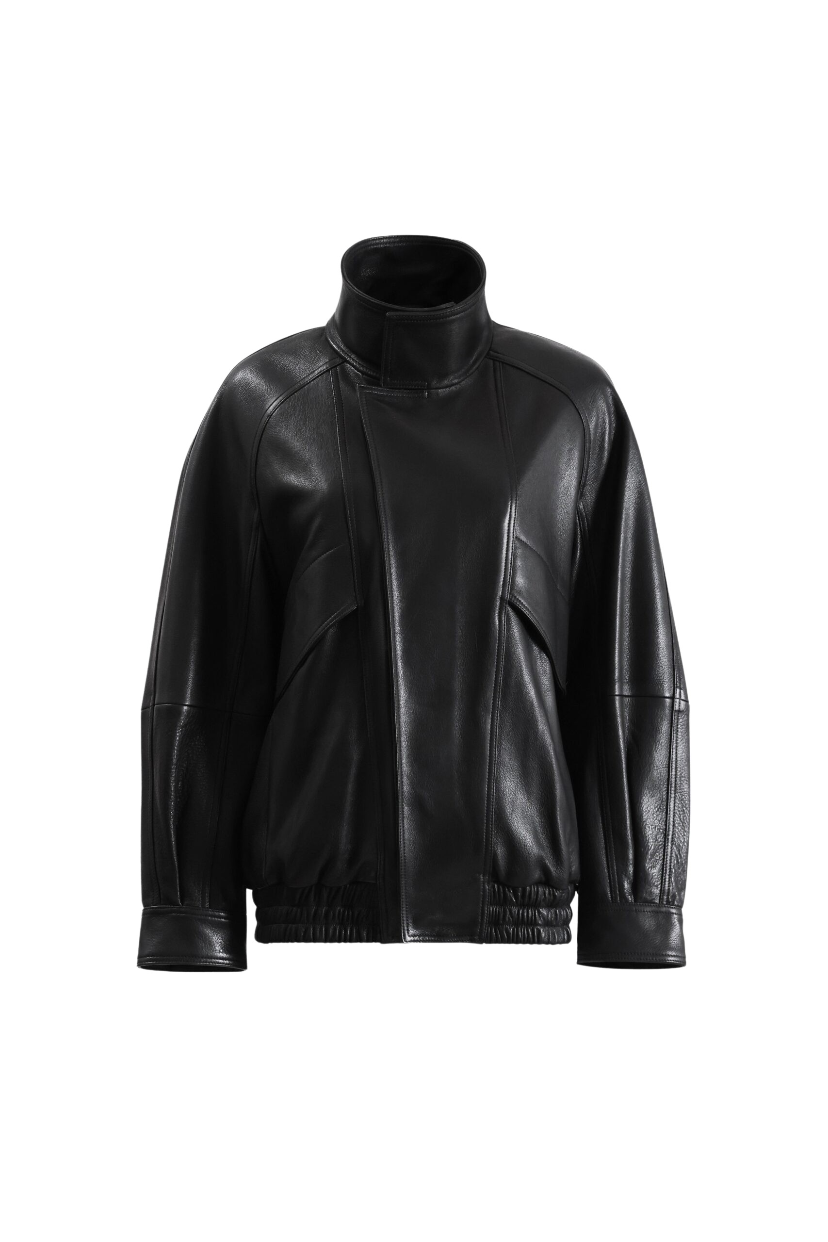 Nour Hammour Ariste Fluid Leather Jacket