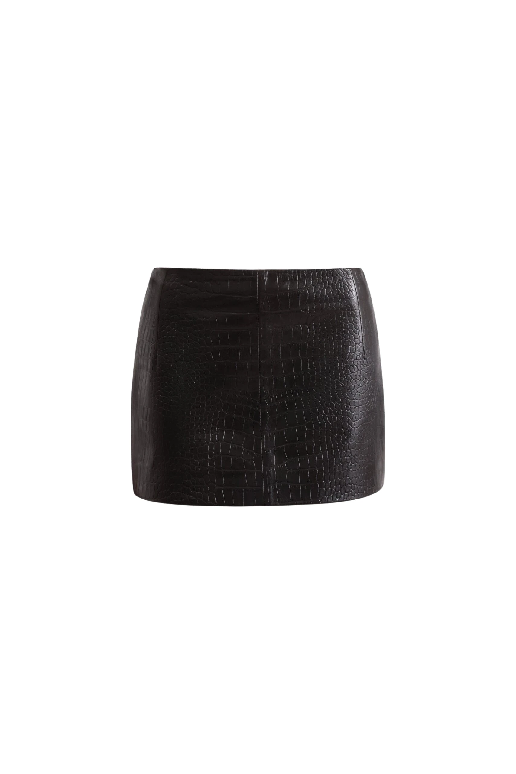 Nour-Hammour-Avery-Skirt-Ultra-Mini-Croco-Leather-Skirt-scaled85163_nobg Nour Hammour Skirts luxury Clothing from Luxury Handbags Marketplace