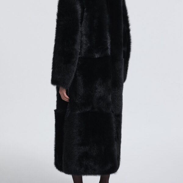 Nour Hammour Birthday Coat Toscana Extra Warm Shearling Coat, view 3