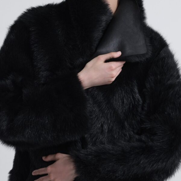 Nour Hammour Birthday Coat Toscana Extra Warm Shearling Coat, view 4