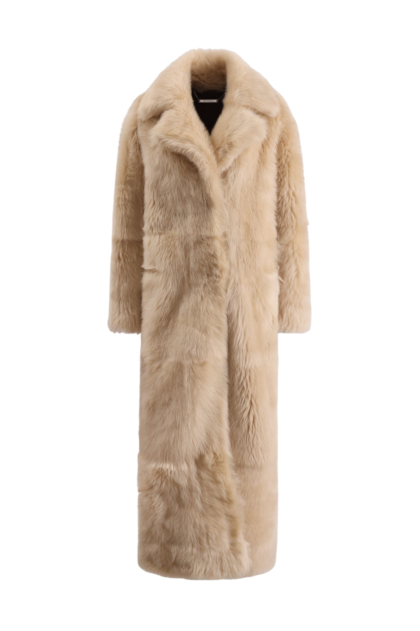 Nour Hammour Evita Long Luxurious Shearling Coat