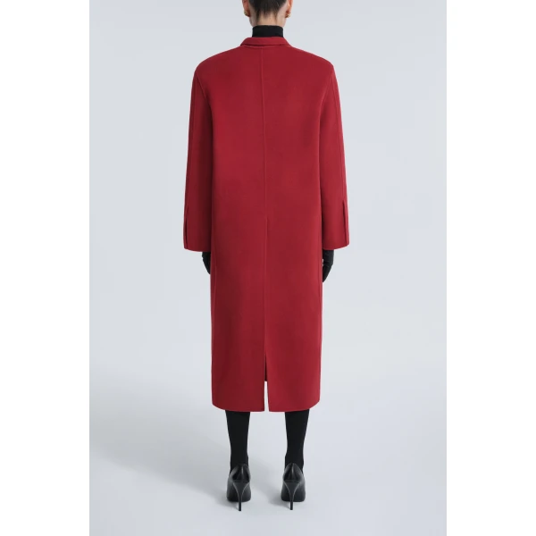 Nour Hammour Coats Color | Hale Everyday Wool Coat luxury leather Coats from Luxury Shoes 