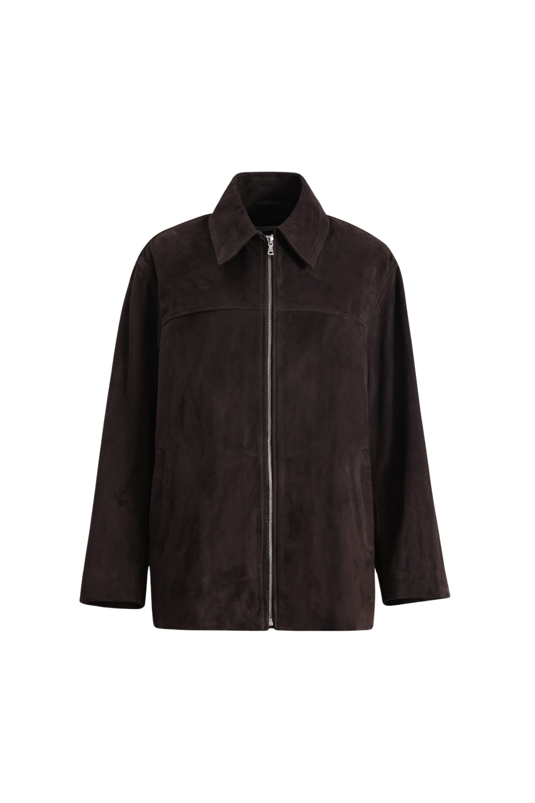 Nour Hammour Layne Sleek Suede Jacket