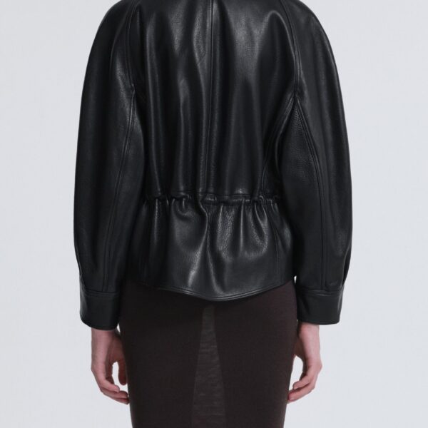 Nour Hammour Thalia Cropped Cinched Jacket, view 4