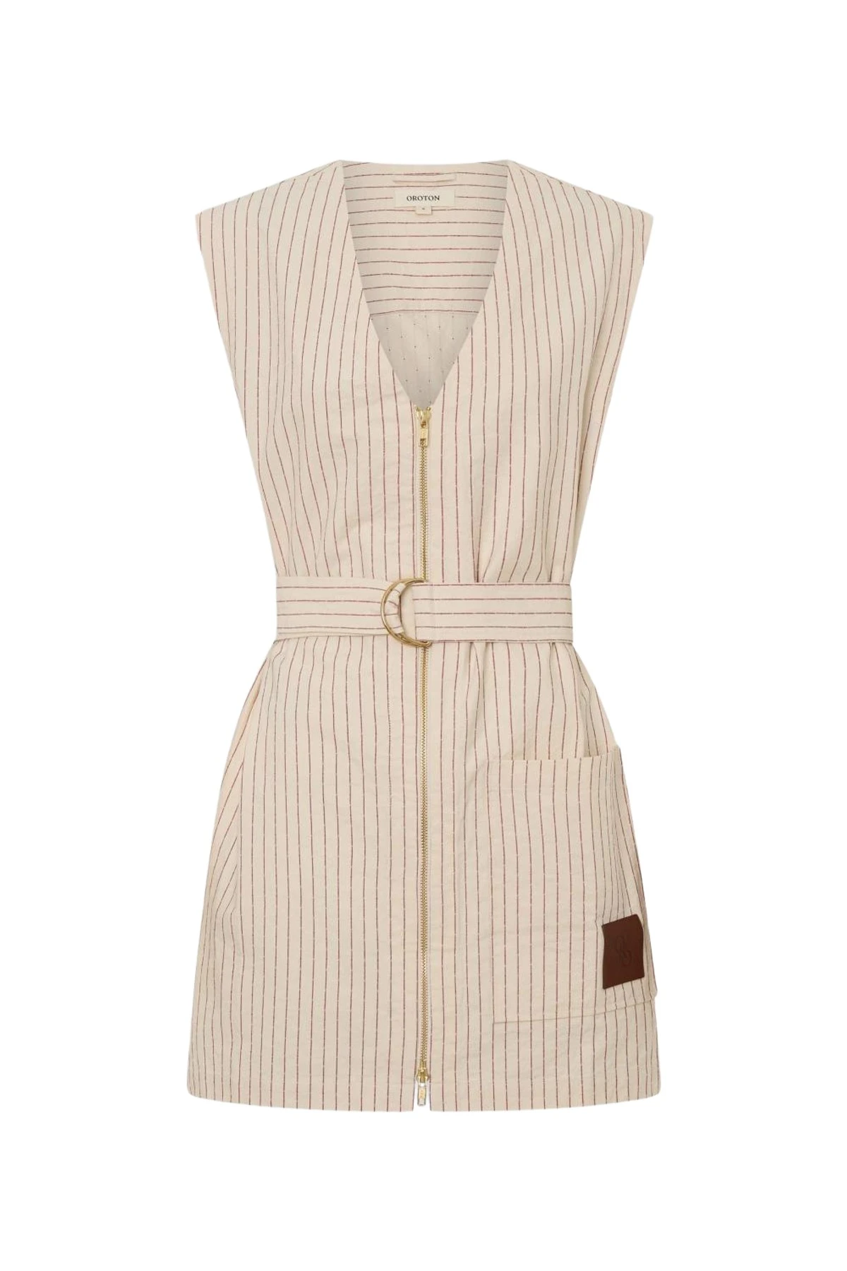 Oroton-Summer-Stripe-Zip-Through-Tunic55248_nobg Oroton Dresses