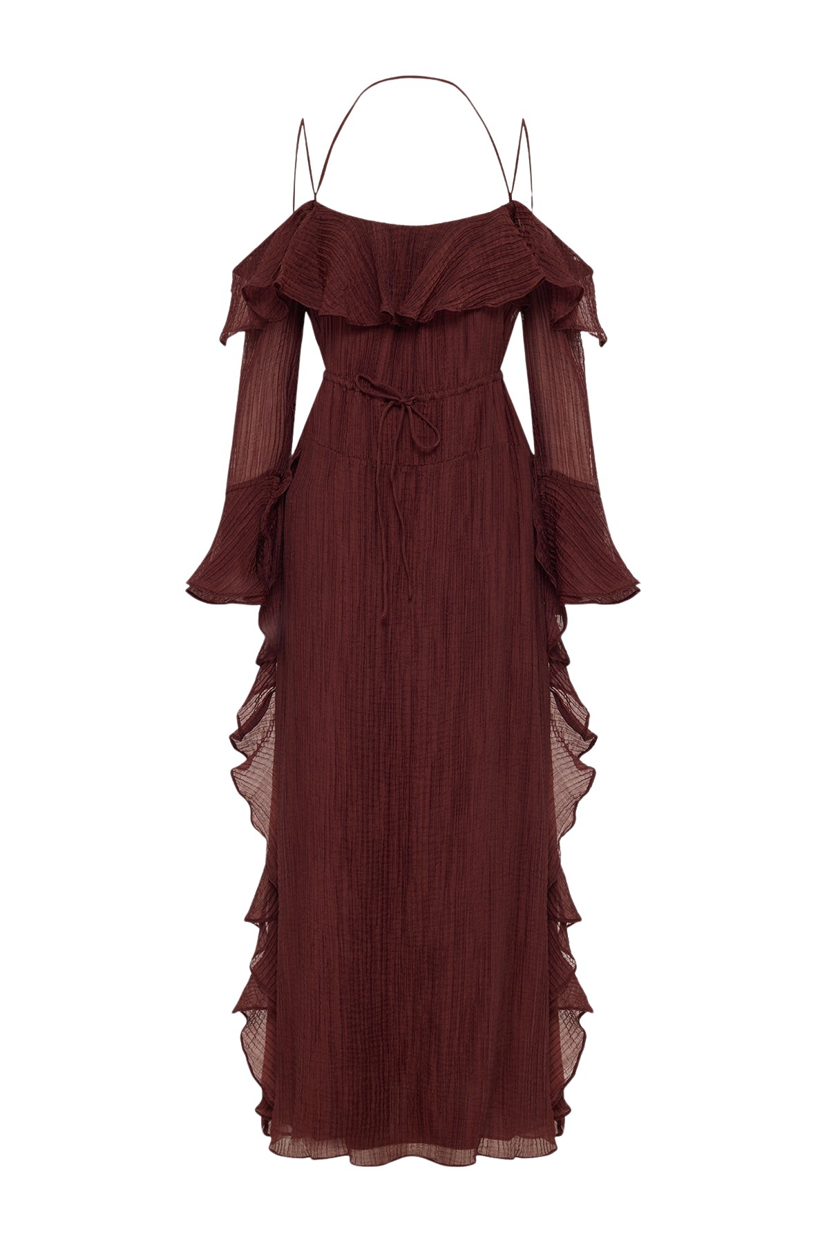 Shona Joy Anika Tiered Ruffle Maxi Dress