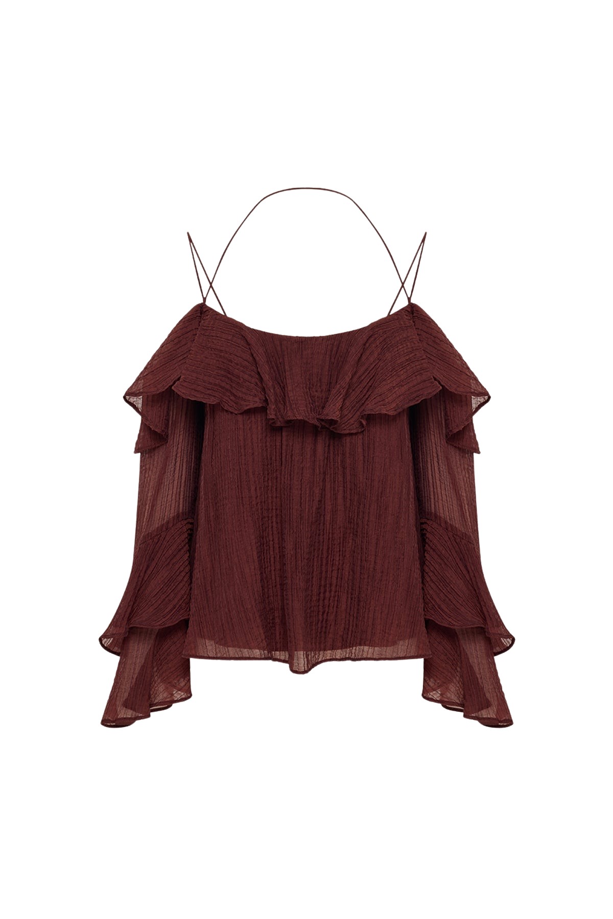 Shona Joy Anika Tiered Ruffle Top