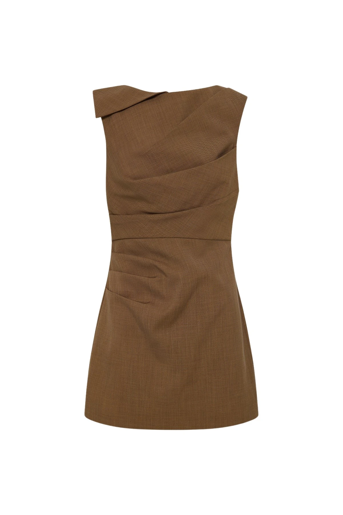 Shona-Joy-Asher-Draped-Mini-Dress-2025-coveti82848_nobg Shona Joy Brown Dresses luxury Clothing from Luxury Handbags Marketplace
