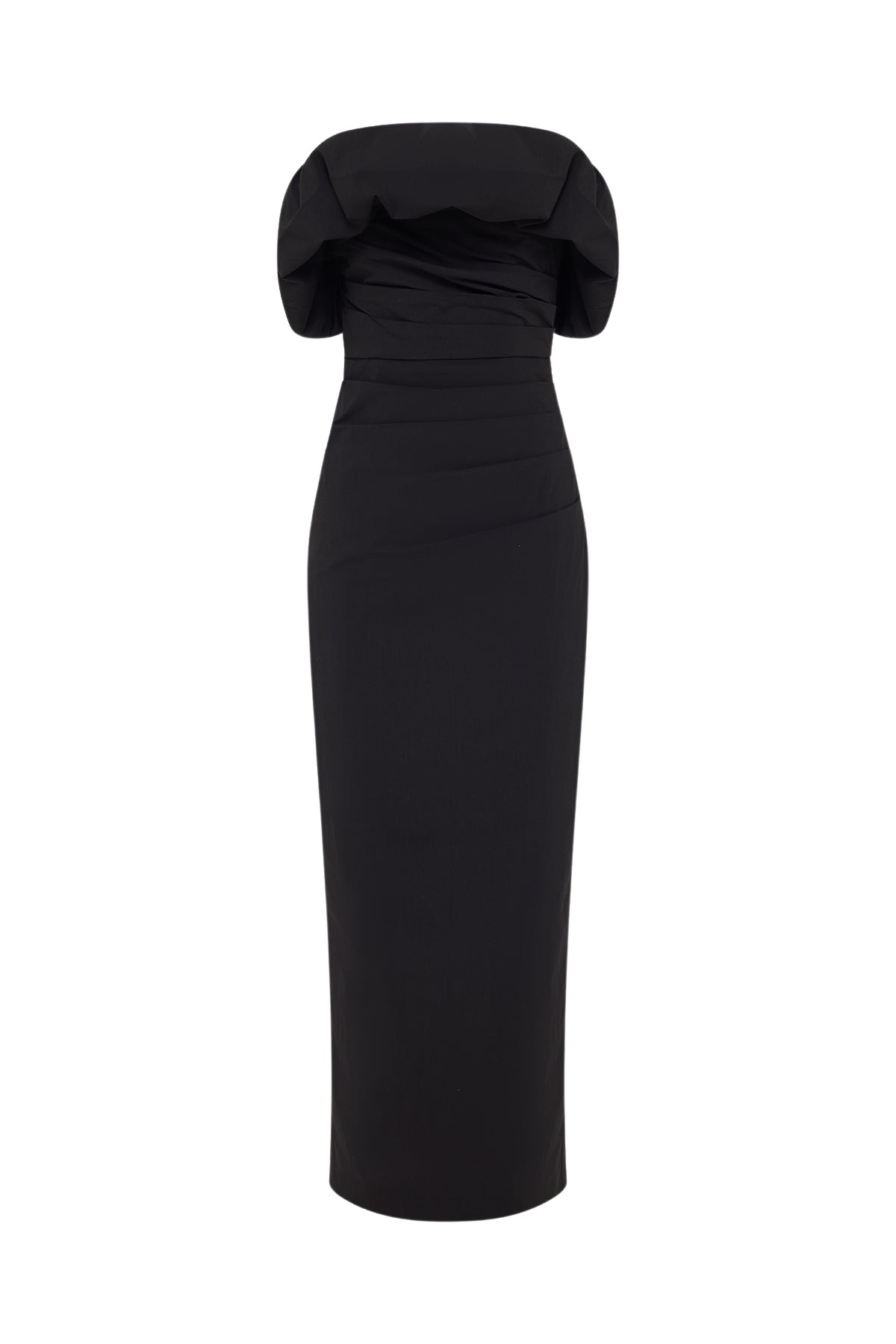 Shona Joy Campbell Strapless Bubble Maxi Dress