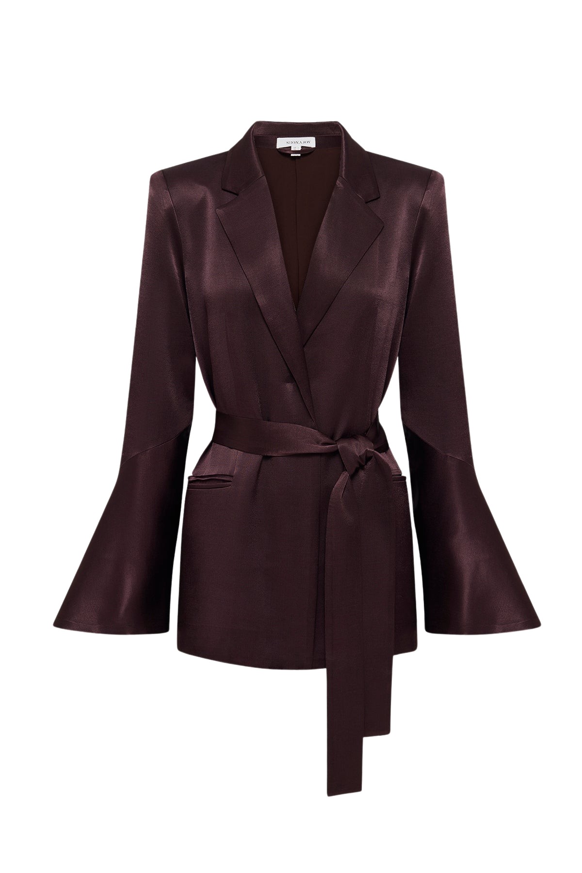 Shona Joy La Lune Flared Sleeve Belted Blazer