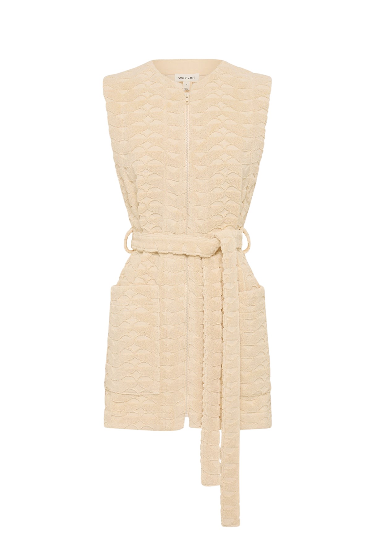 Shona Joy Pauline Zip Front Mini Dress