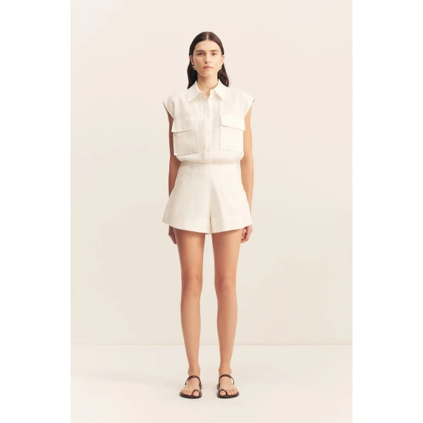 Shona Joy Ivory Shorts