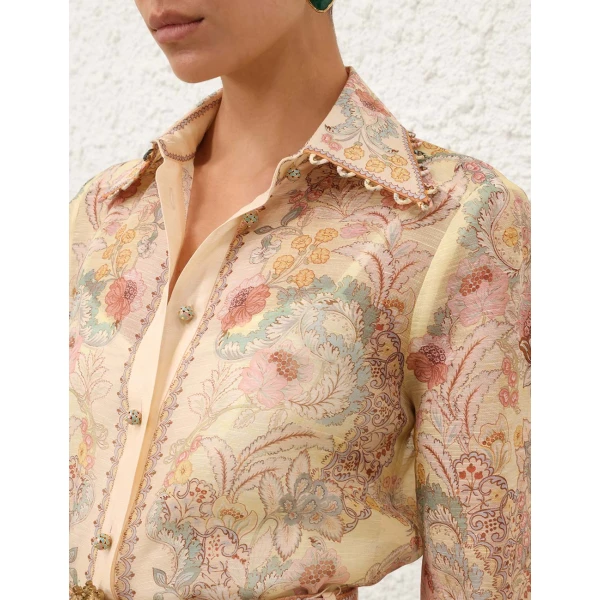 Elevate your elegance in this Zimmermann Tops   from the 2025 resort wear edit
