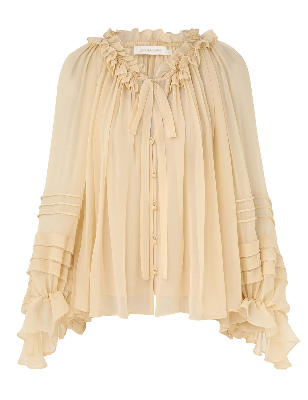 Zimmermann Rebellion Corded Blouse | Ready to Wear 2025 Collection Luxury Shoes Elevate your elegance in this Zimmermann Tops from the 2025 resort wear edit