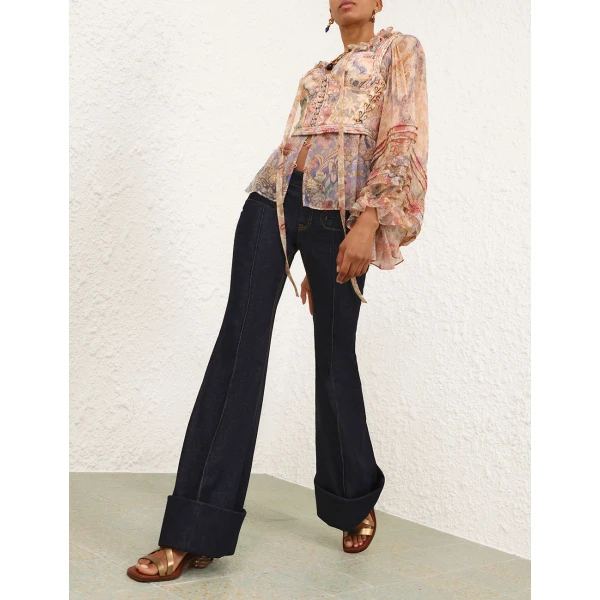 Elevate your elegance in this Zimmermann Tops   from the 2025 resort wear edit
