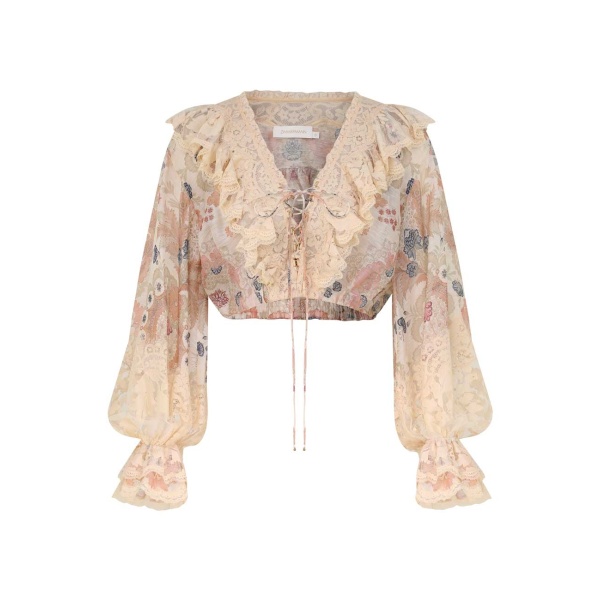 Elevate your elegance in this Zimmermann Tops   from the 2025 resort wear edit
