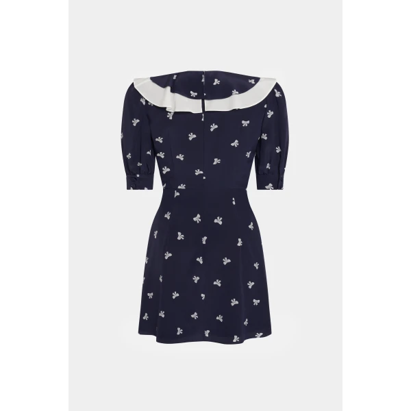 Bows Print Mini Dress