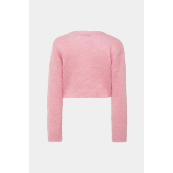 Carded Mohair Cardigan