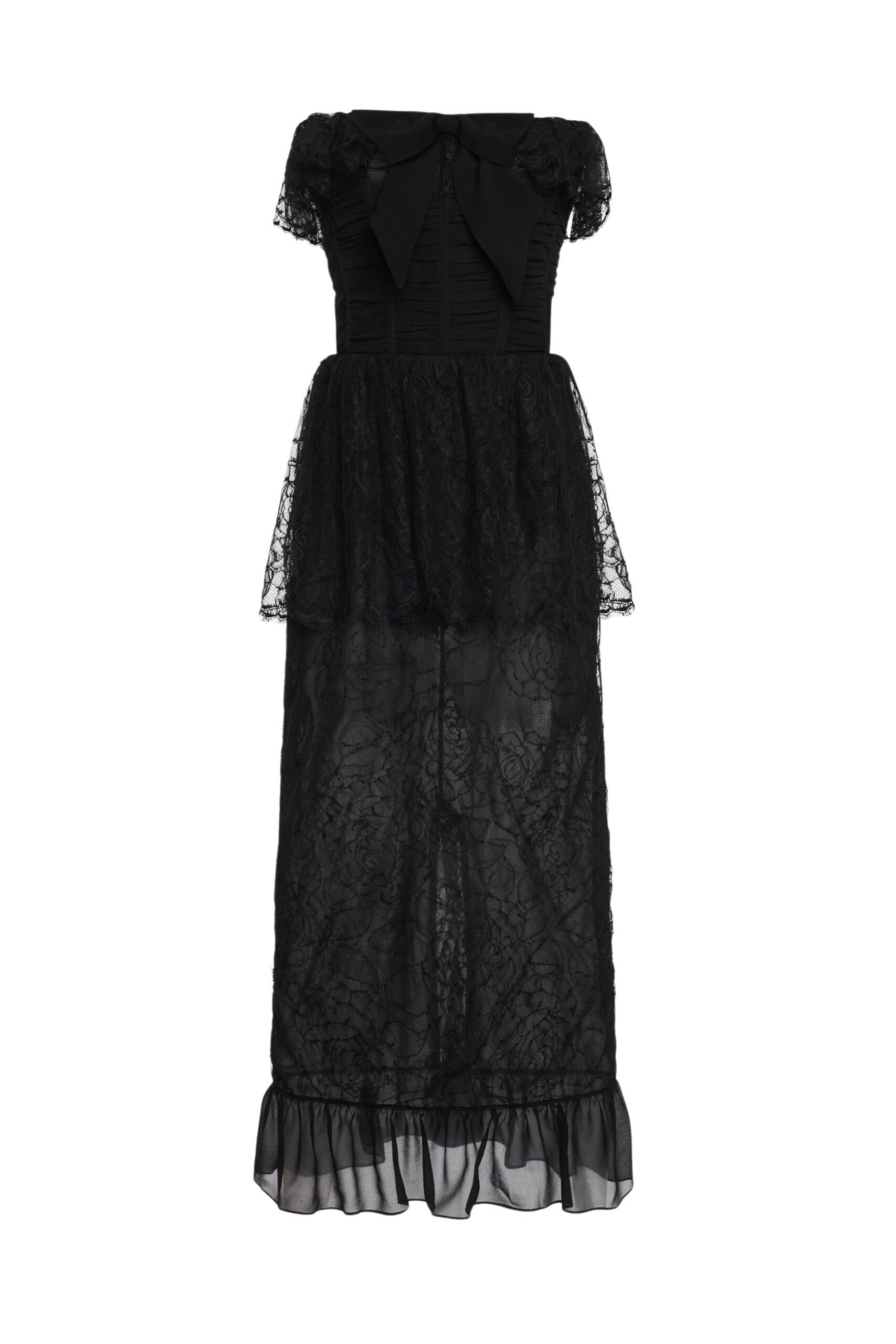 Alessandra Rich Lace Bustier Dress