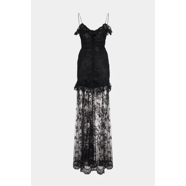 Lace Dress With Split