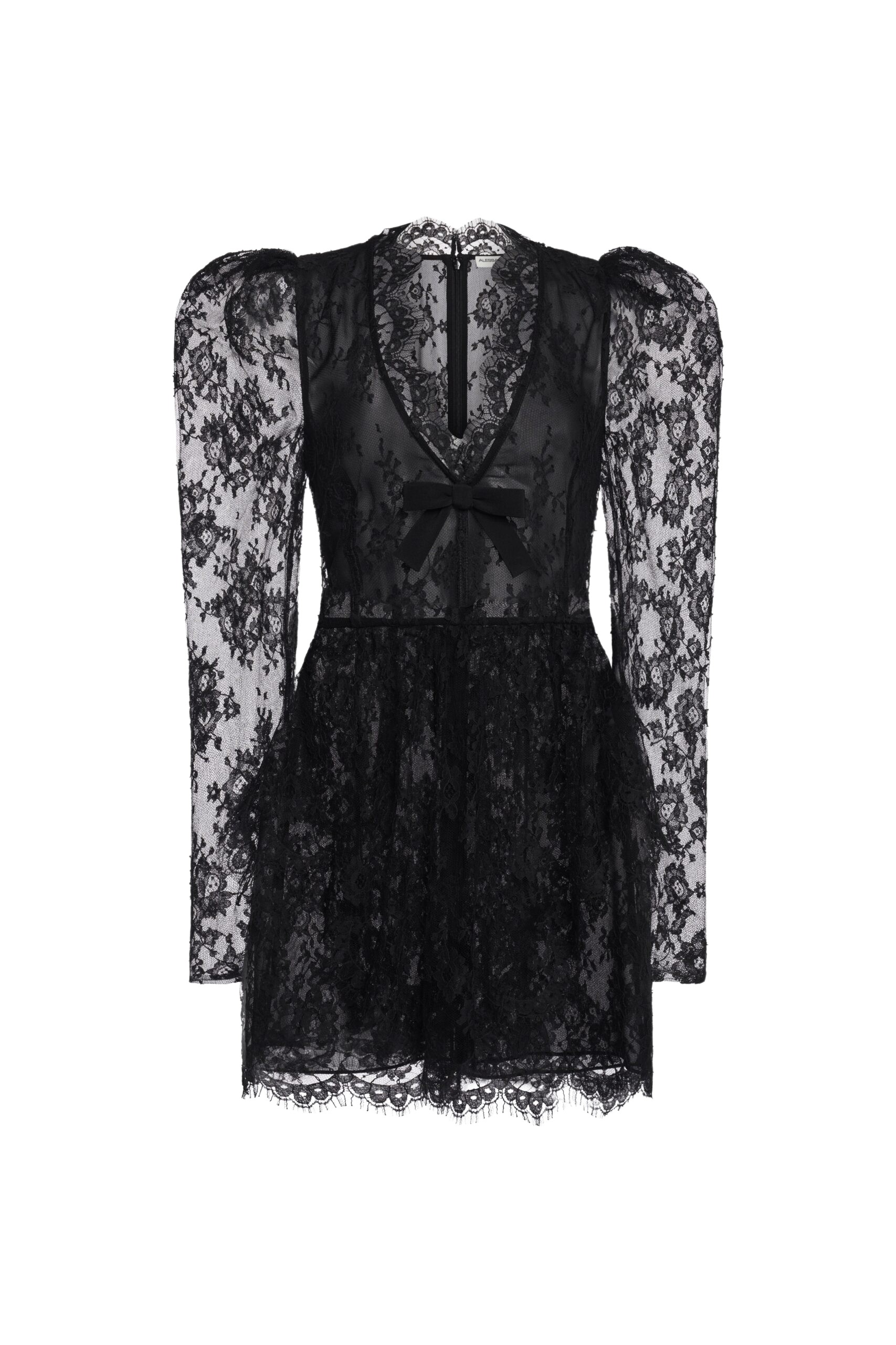 Alessandra Rich Lace Mini Dress