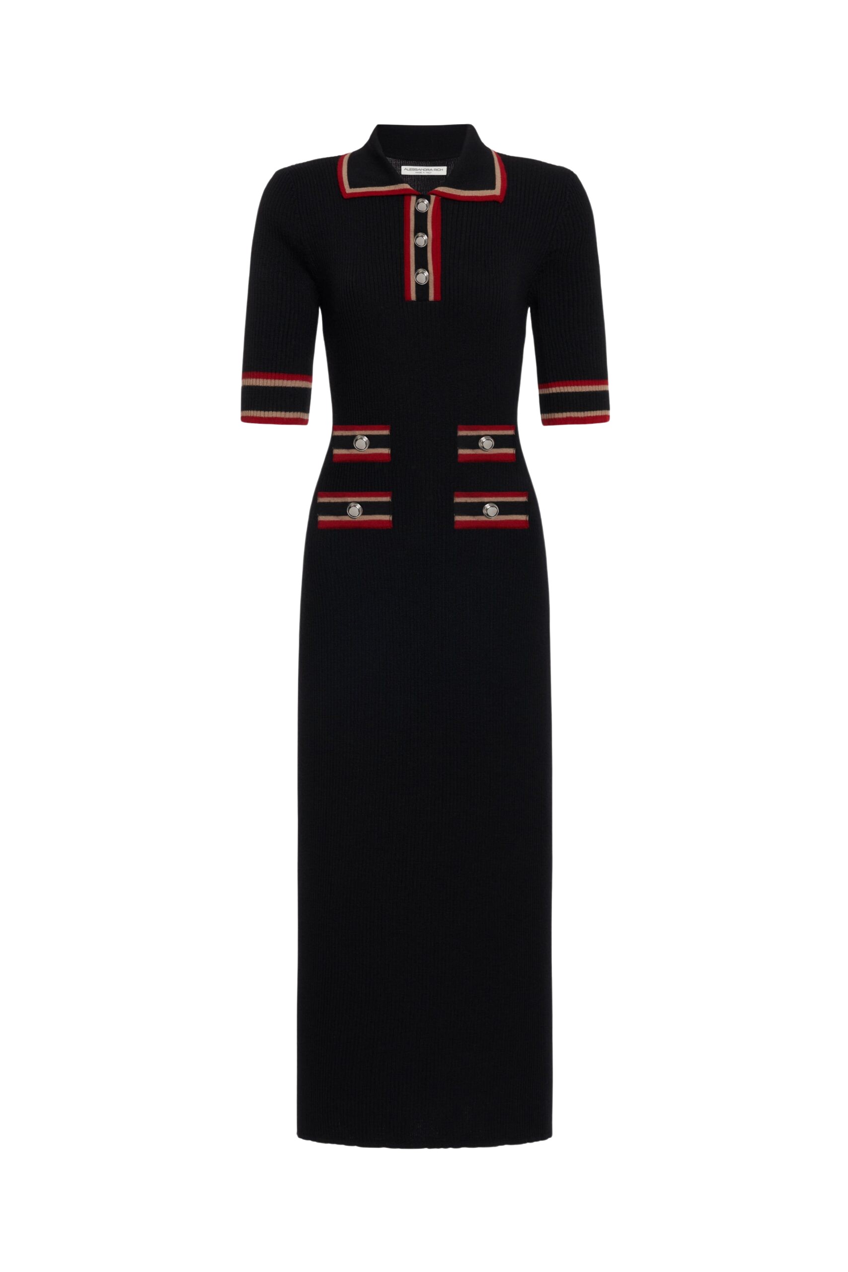 Alessandra Rich Merino Wool Dress