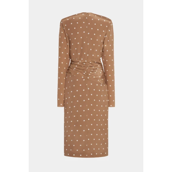 Polka Dot Dress With Volant