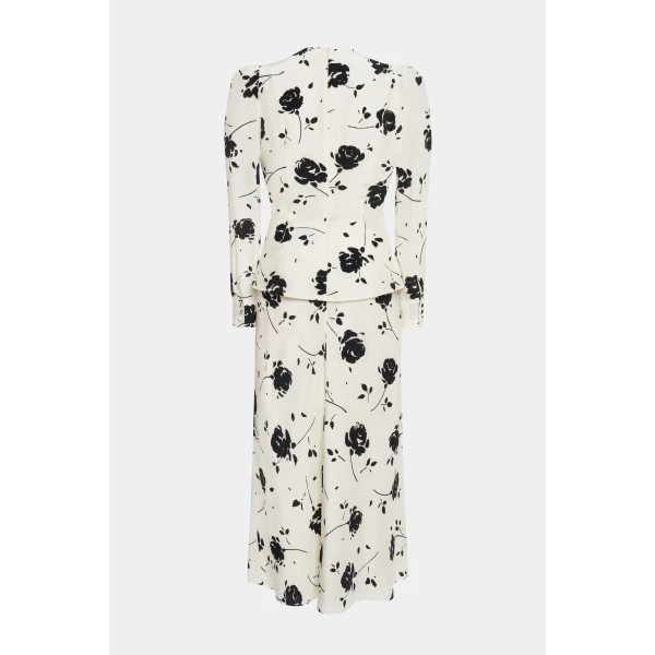 Rose Print Dress
