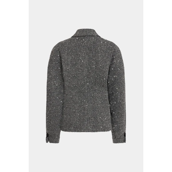 Sequin Tweed Jacket