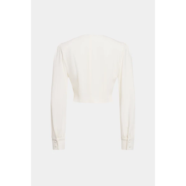 Wool Crepe Top