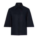 Carla-Zampatti-Navy-Linen-Short-Sleeve-Shirt14255_nobg Carla Zampatti Tops