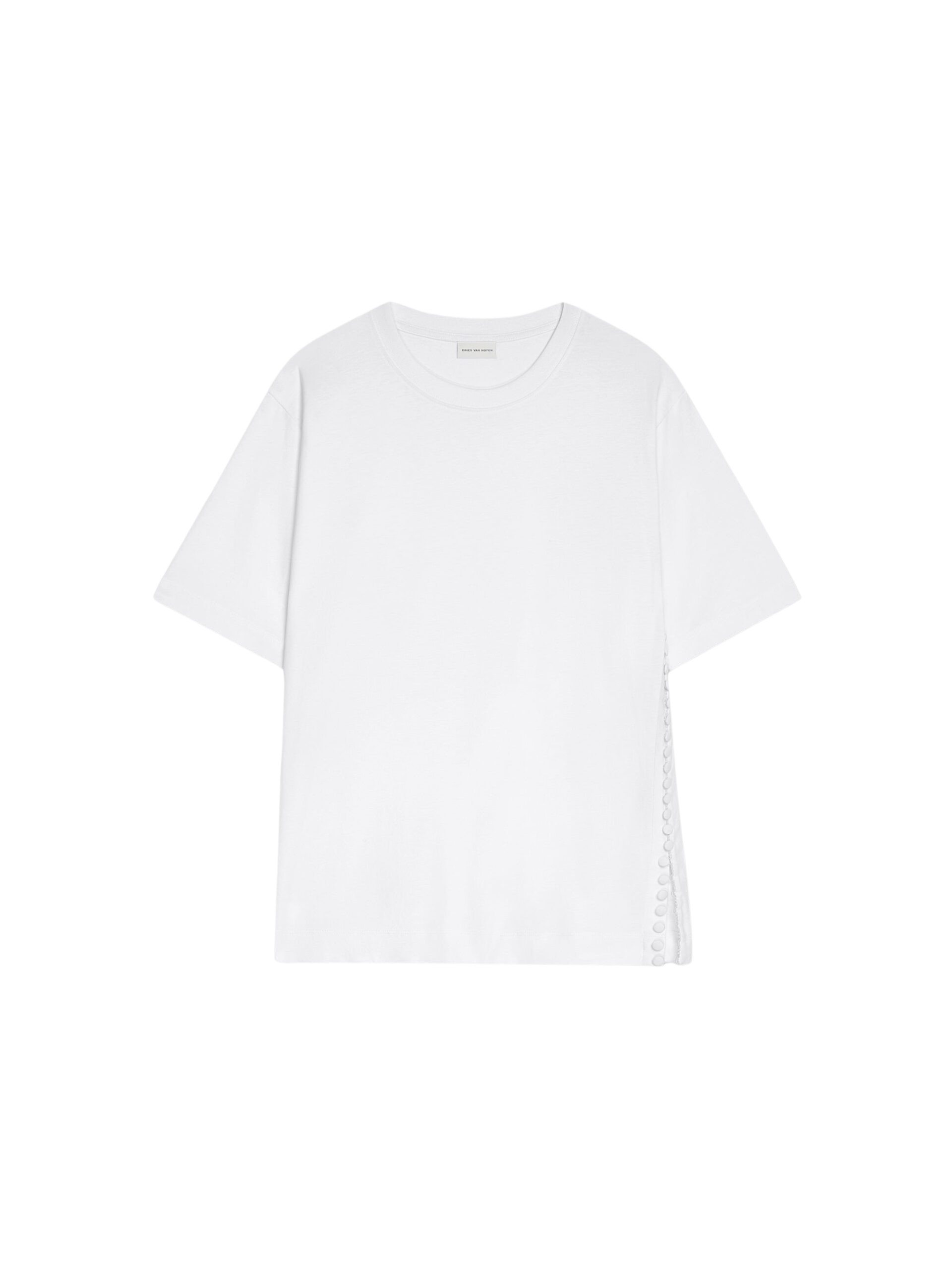 Dries Van Noten Buttoned cotton tee Top