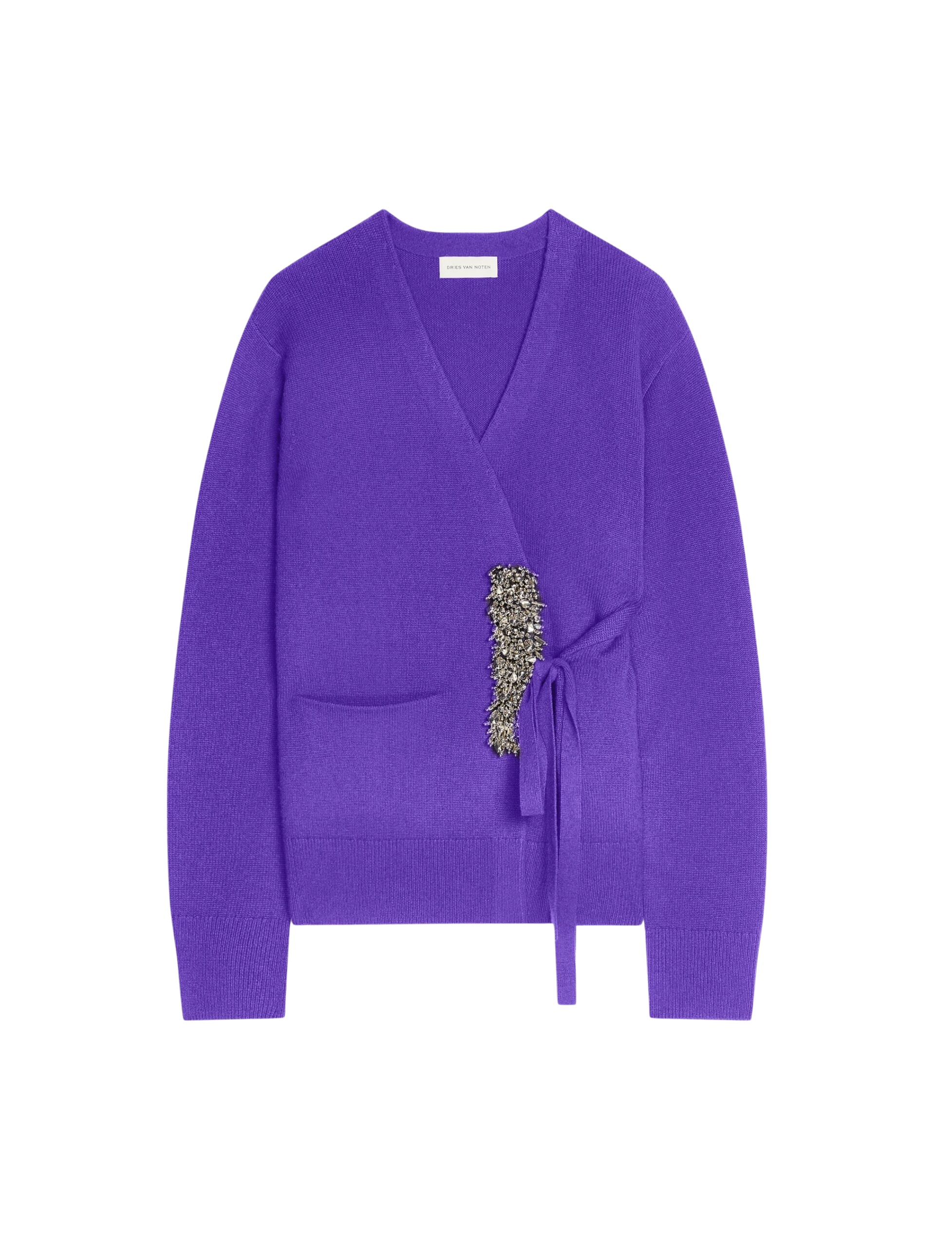 Dries Van Noten Cashmere wrap sweater