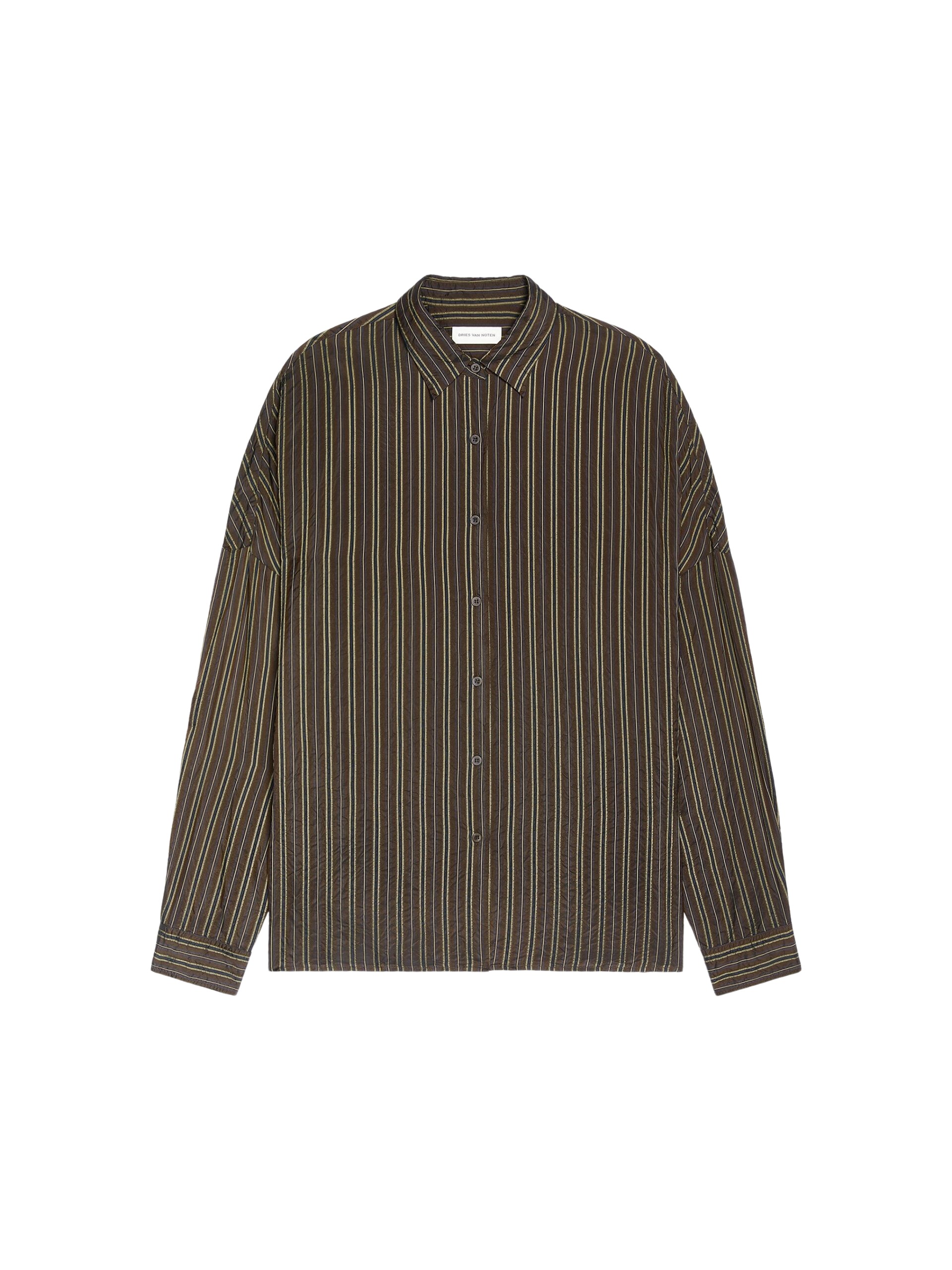 Dries Van Noten Cupro cocoon shirt