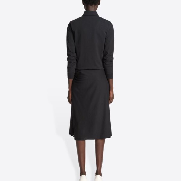 Dries Van Noten Draped jersey skirt, view 3