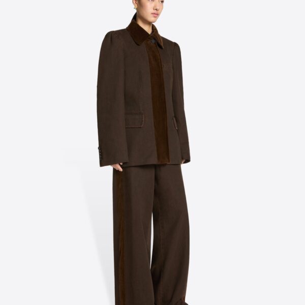 Dries Van Noten Dyed denim blazer, view 2