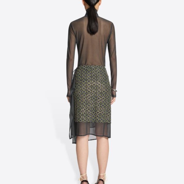 Dries Van Noten Embellished jersey skirt, view 3